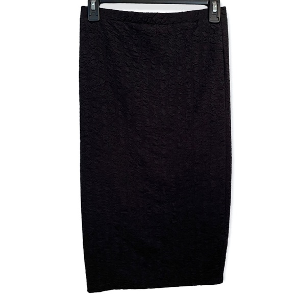 Bar III black textured pencil skirt size small - Picture 1 of 8
